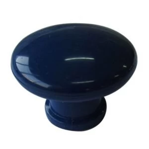 BQ Blue Round Internal Knob Cabinet knob D40 mm