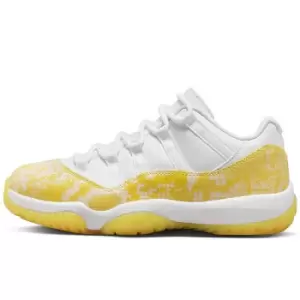 Jordan Wmns Air Jordan 11 Retro Low, White/Tour Yellow-White, size: 6, Female, Trainers, AH7860-107