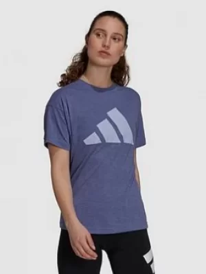 adidas Winners 2.0 Tee, Lilac, Size L, Women