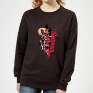 Marvel Deadpool Lady Deadpool Womens Sweatshirt - Black - XXL