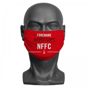 Personalised Nottingham Forest FC Breathes Adult Face Mask