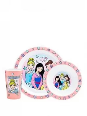 Disney Princess Disney Felt Pen Princess 3 Piece Tableware Set