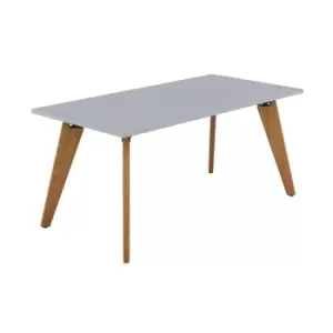 Plateau Office Rectangular Meeting Table - 1600mmX800mmX740mm - Grey