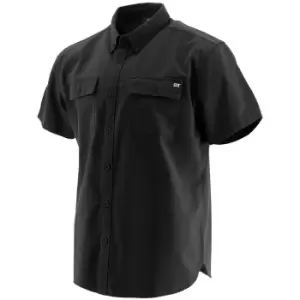 CAT Workwear Mens Button Up Short Sleeve Durable Work Shirt M - Chest 38-41 (97 - 104cm)