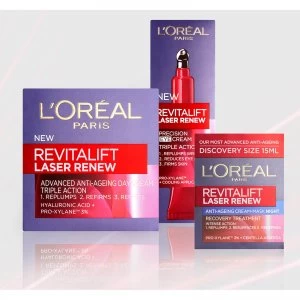 LOreal Paris Revitalift Laser Renew Anti Ageing Skincare Moisturiser Set