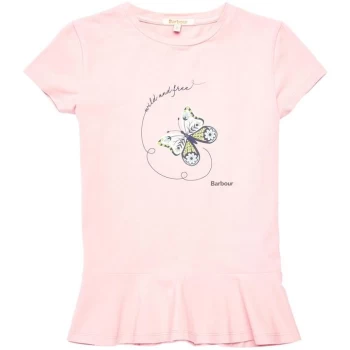 Barbour Girls Hollie T-Shirt - Pink