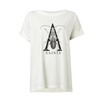 AllSaints Chasma Imogen Boy Tee - White