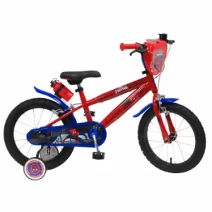 Spider-Man 16" Spoked Wheel Childrens Bicycle, Red