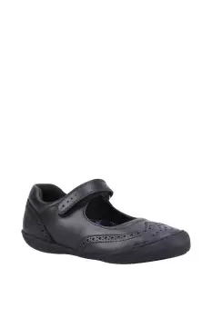 Hush Puppies Black Rina Infant Non Patent Leather Shoe