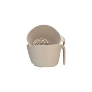 Fusion Twist Mixing Bowl & Colander Set Grey