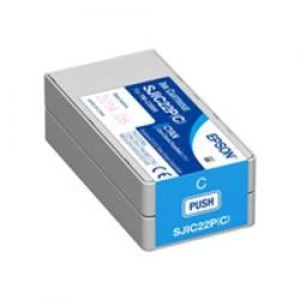 Epson SJIC22PC Cyan Ink Cartridge