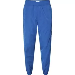 Calvin Klein Jeans Badge Crinkle Nylon Pant - Blue