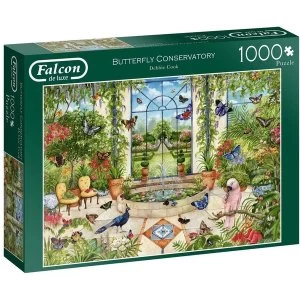 Jumbo Falcon de Luxe-Butterfly Conservatory Jigsaw Puzzle - 1000 Pieces