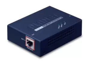 PLANET POE-E201 network extender Network transmitter & receiver Blue