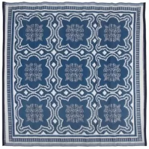 Outdoor Rug 151.5cm Blue and White OC23 - Multicolour - Esschert Design