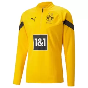 2022-2023 Borussia Dortmund Half Zip Top (Yellow)