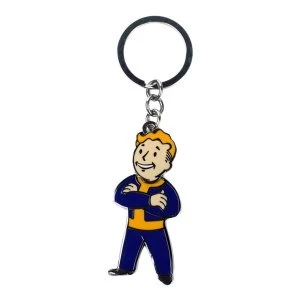 Fallout - Vault Boy With Movable Head Unisex One Size Keychain - Multi-Colour