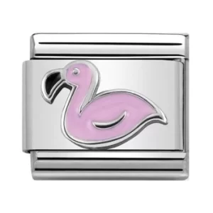 Nomination CLASSIC Silvershine Symbols Flamingo Charm 330202/43