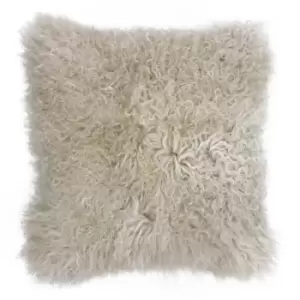 Riva Home Mongolian Cushion Cover (40x40cm) (Oatmeal)