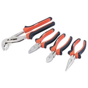 Draper 4 Piece Soft Grip Plier Set