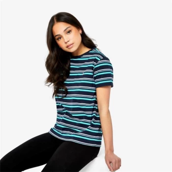 Jack Wills Endmoor Boyfriend T-Shirt - Navy Stripe