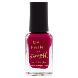 Barry M Nail Paint Raspberry Red