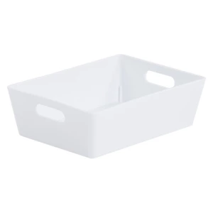 Wham Studio White 3.1 Rectangular Basket Set of 5 Plastic