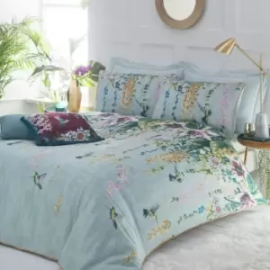 Paoletti Hanging Gardens Double Duvet Cover Set Cotton Multi