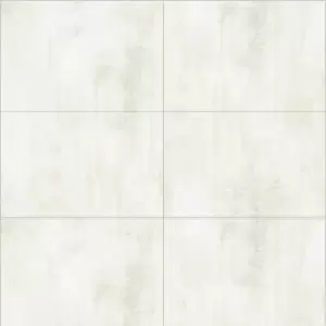 Tile Effect White Gypsum 2400mm x 598mm Hydro-Lock Tongue & Groove Bathroom Wall Panel - White Gypsum - Multipanel