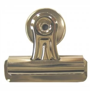 Q-Connect Heavy Duty Magnetic Bulldog Clip Pk 2 Silver