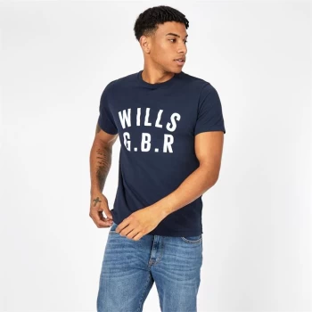 Jack Wills Denver Graphic Logo T-Shirt - Navy