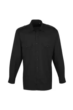 Long Sleeve Pilot Plain Work Shirt