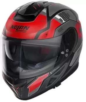 Nolan N80-8 Starscream N-Com Helmet, black-red, Size L, black-red, Size L