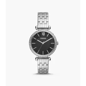 Fossil Womens Tillie Three-Hand Stainless Steel Watch - Silver