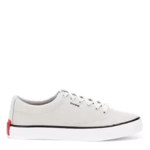 Hugo Dyer Canvas Trainers - White