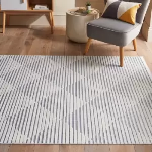 Jazz Geometric Indoor Outdoor Rug Jazz Blue