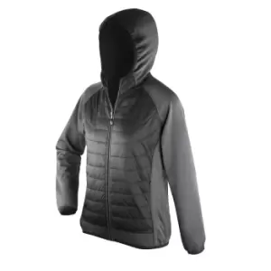 Spiro Womens/Ladies Zero Gravity Showerproof Jacket (XXL) (Black/Charcoal)