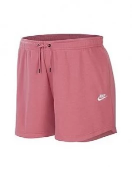 Nike NSW Essential Shorts (Curve) - Pink, Size 18-20=1X, Women