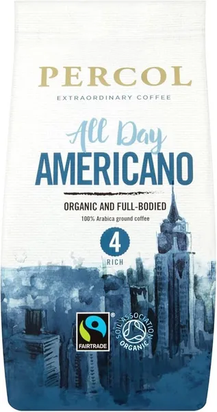 Percol All Day Americano Ground Coffee 200g