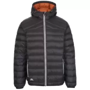 Trespass Mens Whitman II Down Jacket (XS) (Black/Rust)