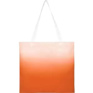 Bullet Rio Gradient Tote Bag (One Size) (Orange/White) - Orange/White