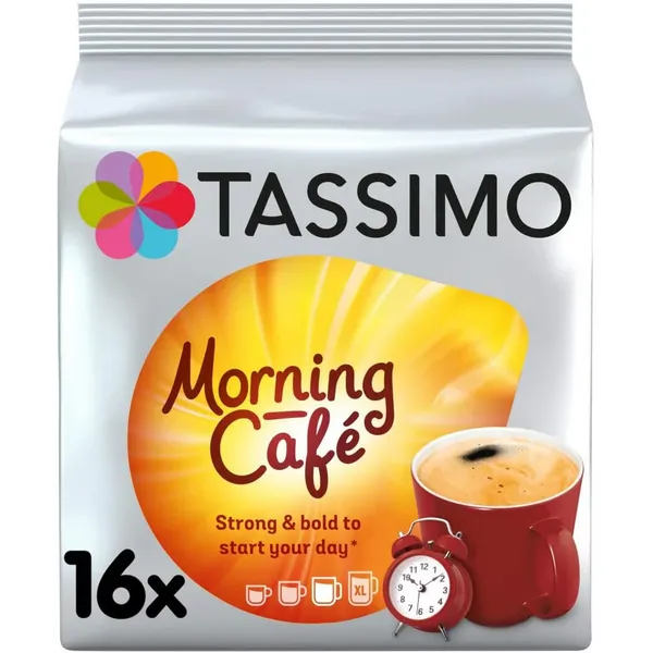 Tassimo Morning Cafe Coffee 16 Pods