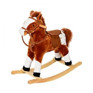 HOMCOM Rocking Horse 330-004BN Brown