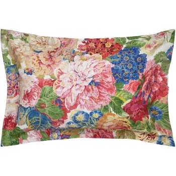 Sanderson Very Rose & Peony Cotton Oxf Pillowcase - Multi