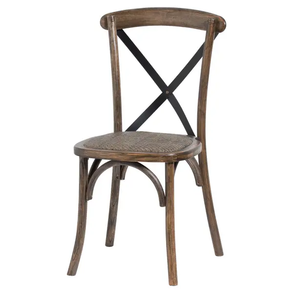 Hill Oak Cross Back Dining Chair HI-20571