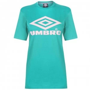 Umbro Umbro Logo T Shirt Ladies - PARASAIL