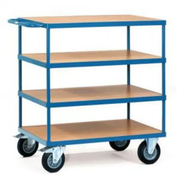 Fetra Heavy-Duty 4 Shelf Table Top Cart - 1197 x 709 x 1218mm - 500kg Capacity