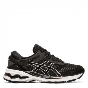 Asics Gel Kayano 26 Ladies Running Shoes - Black/White