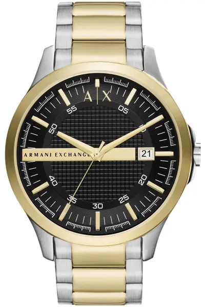 Armani Exchange Gents Armani Exchange Three-Hand Date Two-Tone Stainless Steel Watch AX2453