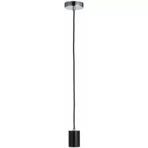 Loops - Ceiling Pendant Light Black Marble & Matt Black 60W E27 Dimmable